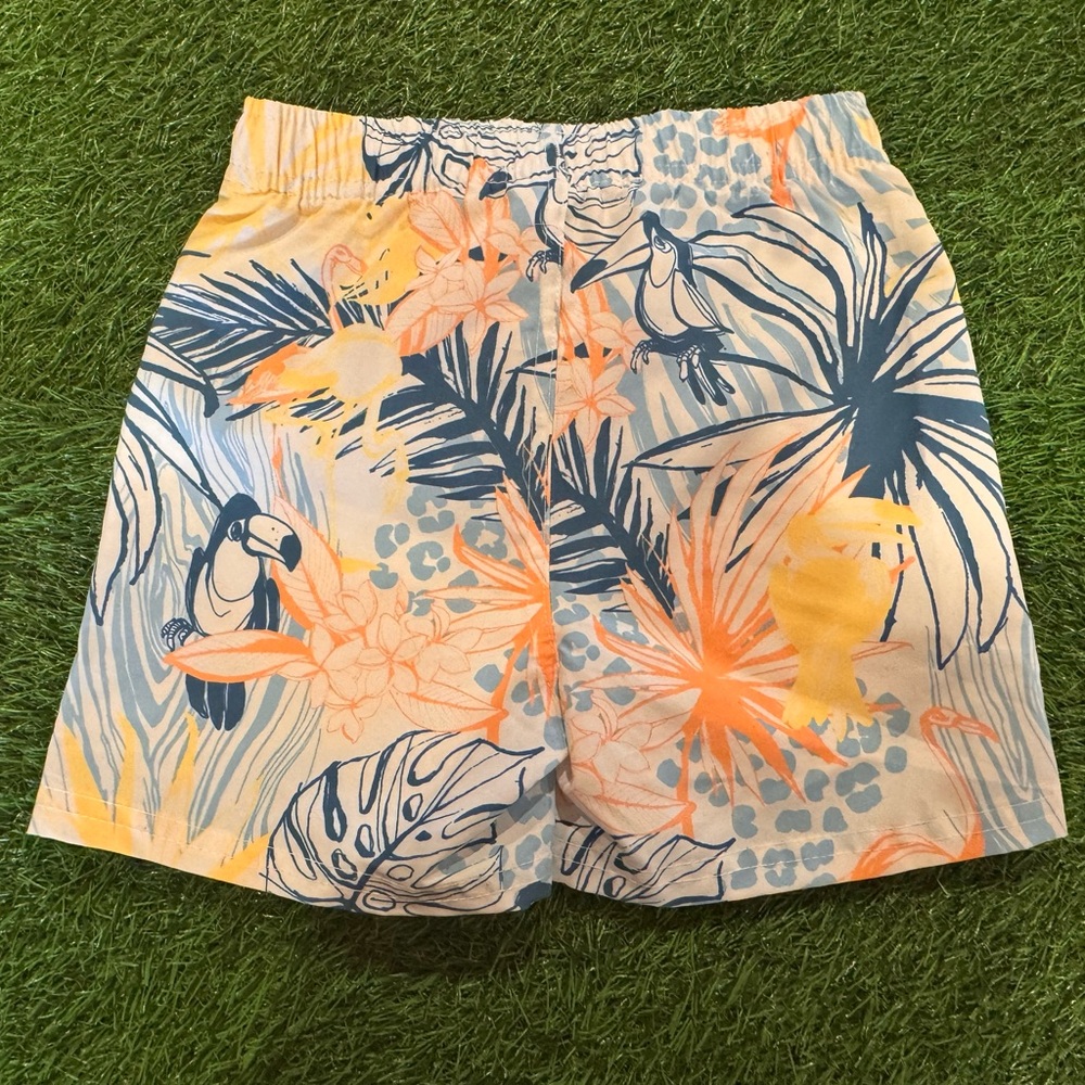 Rugged Butts Tropical Print Swim Trunks - Picture 4 of 4